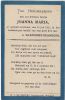 Bidprentje Joanna Maria  Gladdines 1921