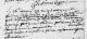 Doopakte Marguerite Gledines 1699 Saint-Saury